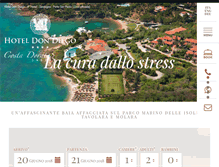Tablet Screenshot of hoteldondiego.com